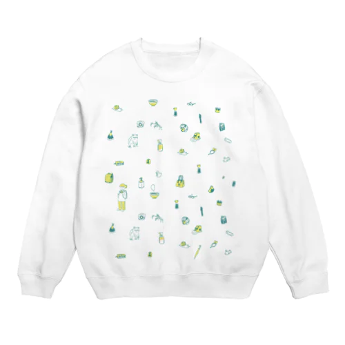 ひまひまいろいろ　あおときいろ編 Crew Neck Sweatshirt