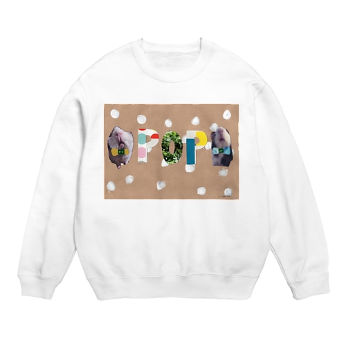 ARE WE POP？ Crew Neck Sweatshirt