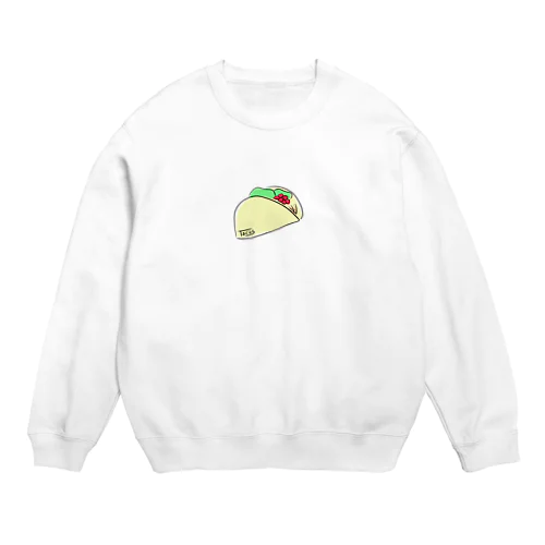 タコス Crew Neck Sweatshirt