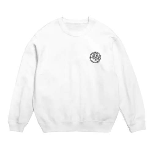 丸ロゴ Crew Neck Sweatshirt