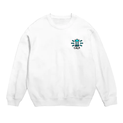 CALM LIGHT BLUE Crew Neck Sweatshirt