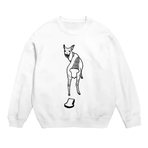 PAN鹿 Crew Neck Sweatshirt