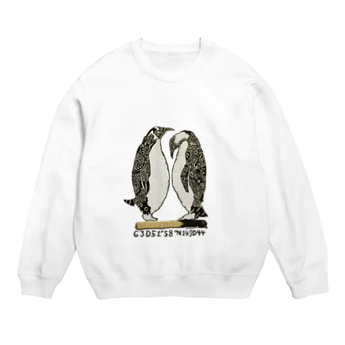 仲良しペンギン Crew Neck Sweatshirt