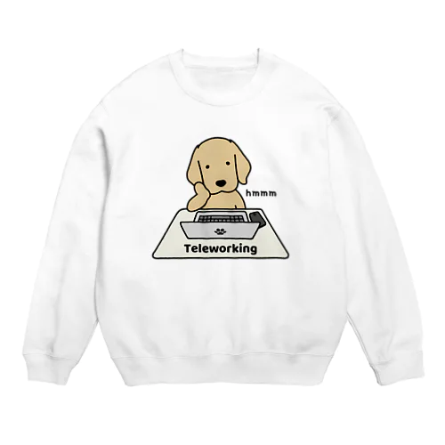 テレワーク Crew Neck Sweatshirt