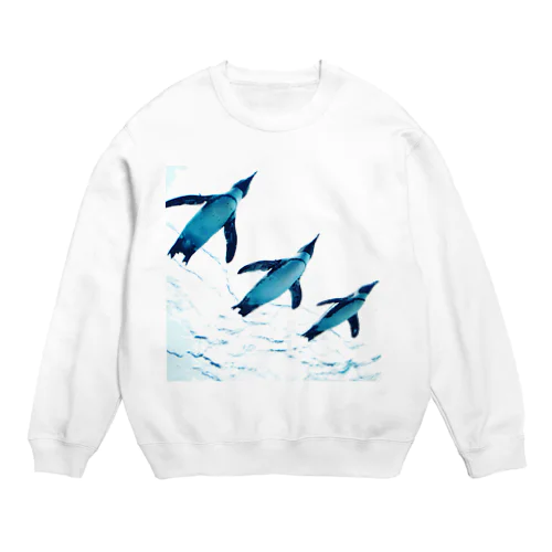 仲良しペンギン Crew Neck Sweatshirt