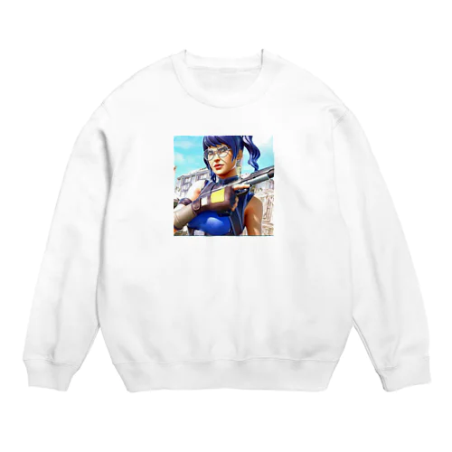 フォートナイトクリスタルパーカー Crew Neck Sweatshirt