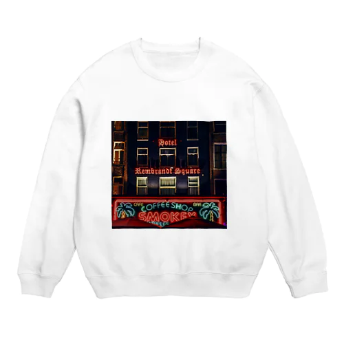 Amsterdam　coffee shop Crew Neck Sweatshirt