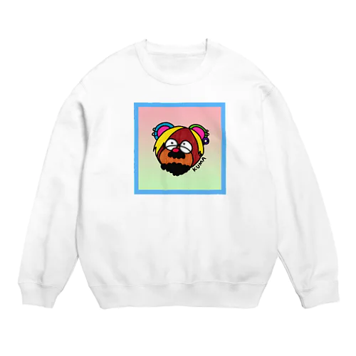 くまクマさんシリーズ Crew Neck Sweatshirt