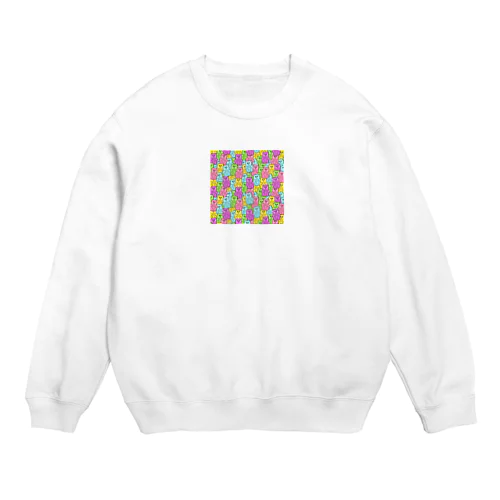 カラフルベアー Crew Neck Sweatshirt