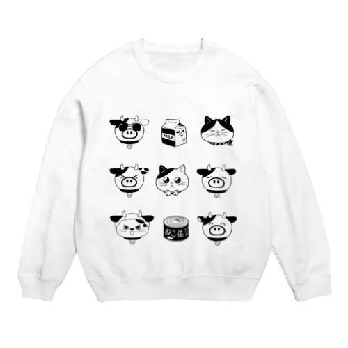 猫探し Crew Neck Sweatshirt