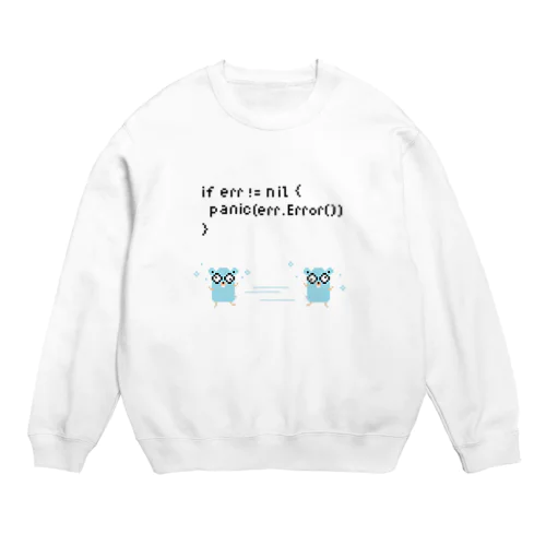 Don’t Panic! Crew Neck Sweatshirt