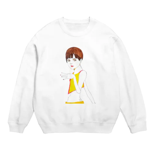 美人画シリーズ  Crew Neck Sweatshirt