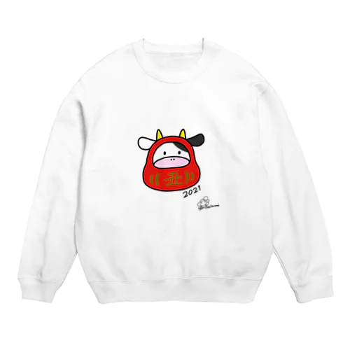 丑だるま✿2021 Crew Neck Sweatshirt