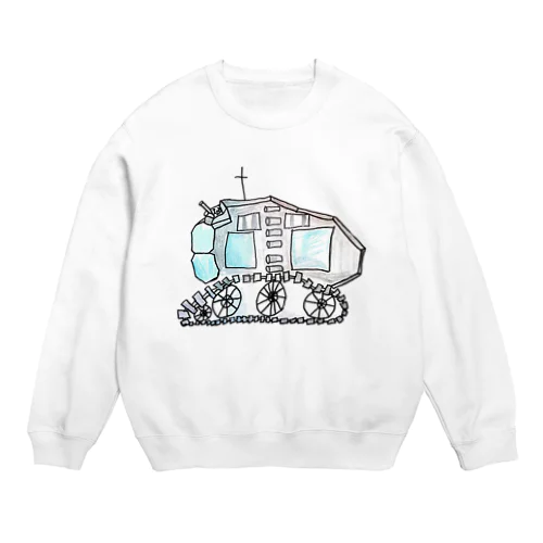 月面探査機 Crew Neck Sweatshirt