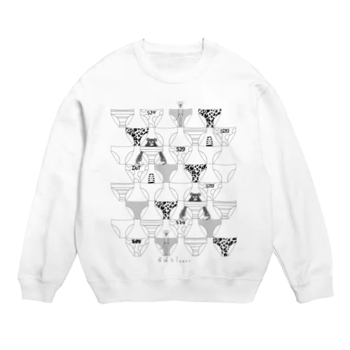 おぱんTower Crew Neck Sweatshirt