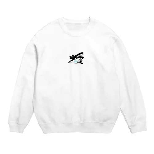 サメのシャーク Crew Neck Sweatshirt