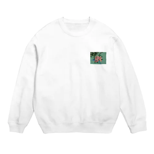 コッテリ薔薇フラワー Crew Neck Sweatshirt