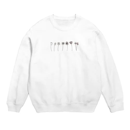 Flowers Crew Neck Sweatshirt