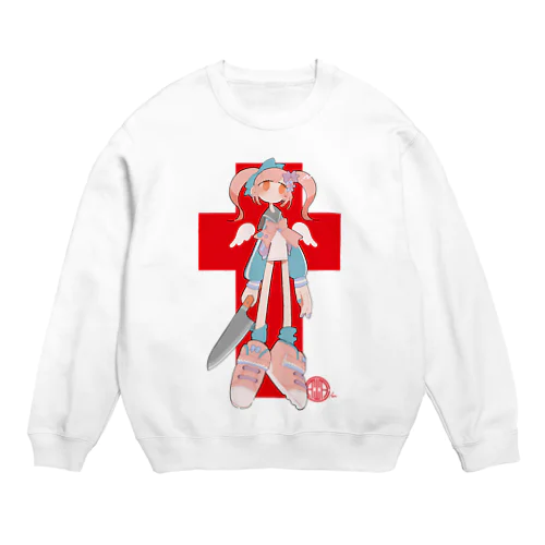 魔法少女あんなちゃん Crew Neck Sweatshirt