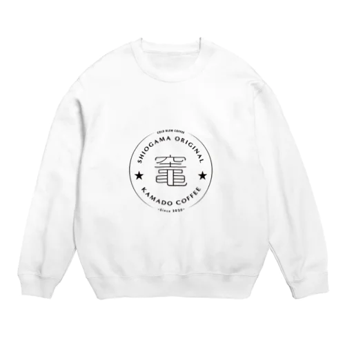 竈コーヒー Crew Neck Sweatshirt