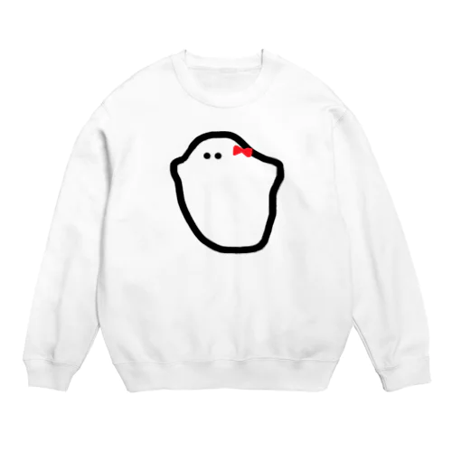 リボンオバケちゃん Crew Neck Sweatshirt