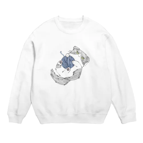 猫のレオ Crew Neck Sweatshirt