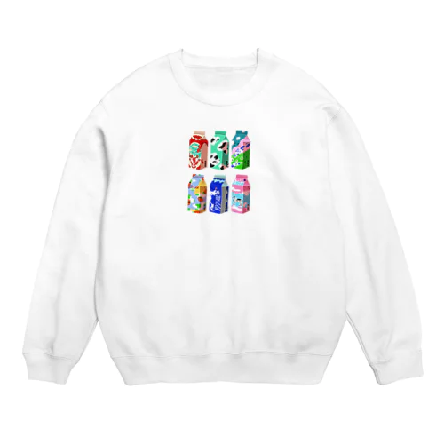 momo牛乳 Crew Neck Sweatshirt