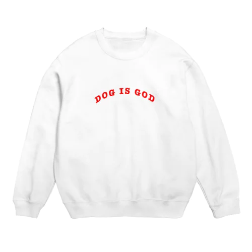 DOG IS GOD RED スウェット