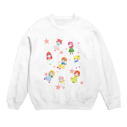 女の子ばっかり Crew Neck Sweatshirt