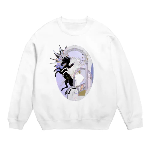 ユニコーンの集い Crew Neck Sweatshirt