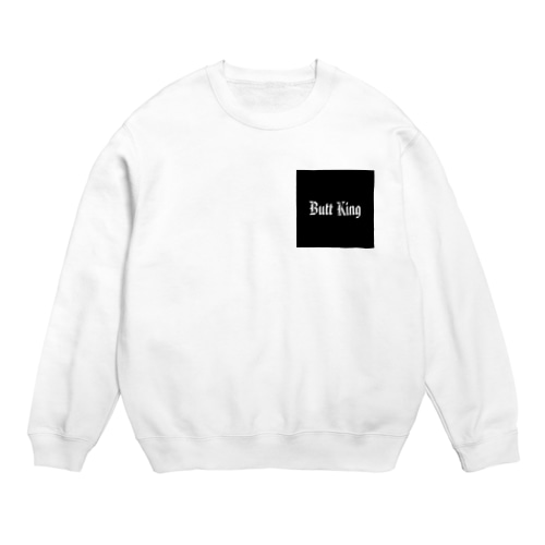Butt Kingロゴ Crew Neck Sweatshirt