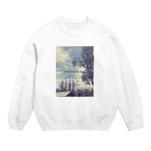 観覧車と猿 Crew Neck Sweatshirt