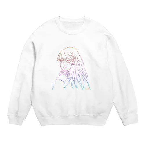 れいんぼーちゃん Crew Neck Sweatshirt