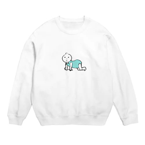 AKACHAN BLUE Crew Neck Sweatshirt