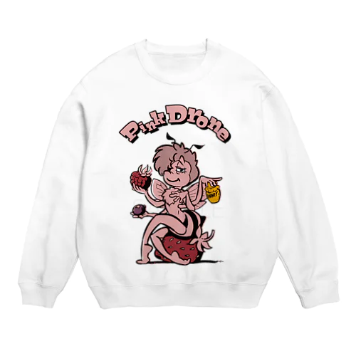 Pink Drone Crew Neck Sweatshirt