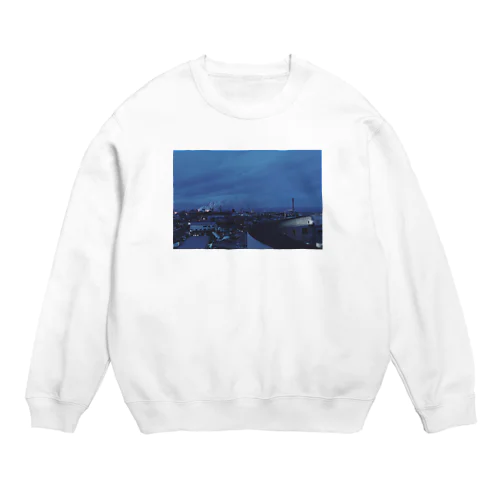 夜になる Crew Neck Sweatshirt