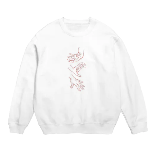 手手手 Crew Neck Sweatshirt