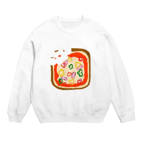 ぴざとーすと Crew Neck Sweatshirt