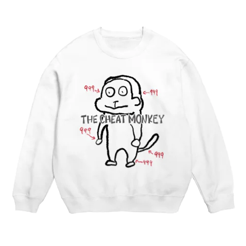 THEチートモンキー Crew Neck Sweatshirt