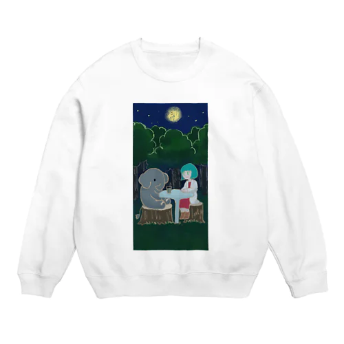 森のカウンセリング Crew Neck Sweatshirt