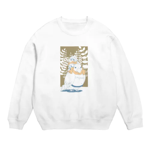 さむいからはしろうか Crew Neck Sweatshirt