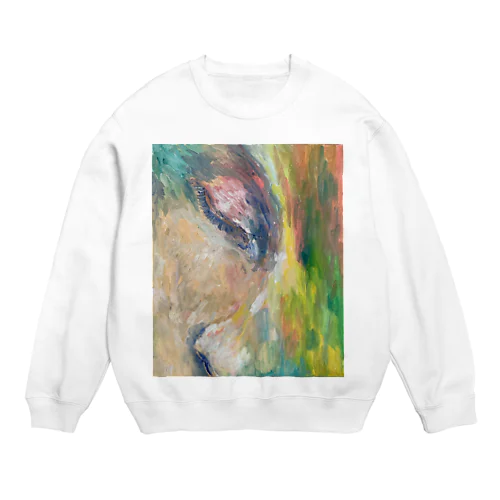 油絵「Ophelia（オフィーリア）」 Crew Neck Sweatshirt