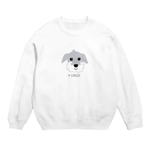 子犬のシュナちゃん Crew Neck Sweatshirt