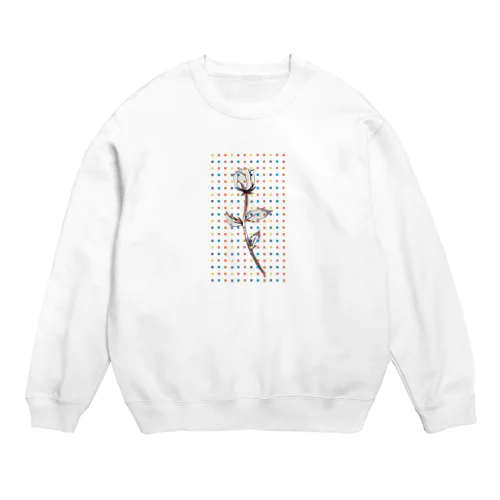 しかく花 Crew Neck Sweatshirt