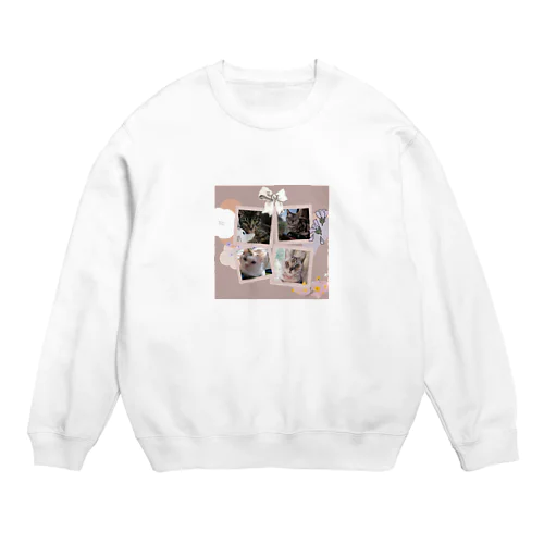 かわいいネコちゃん Crew Neck Sweatshirt