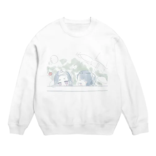 めろんそーだ Crew Neck Sweatshirt