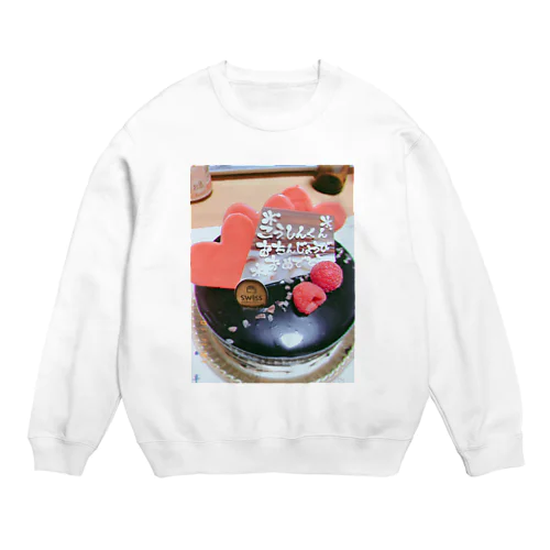 誕生日ケーキ Crew Neck Sweatshirt