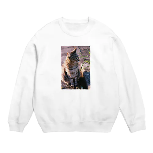 野良猫 Crew Neck Sweatshirt