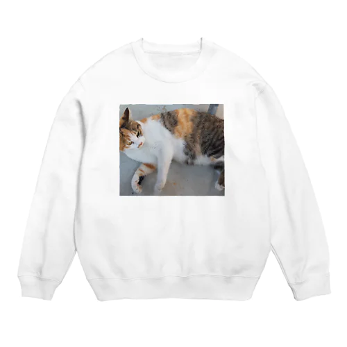 みけちゃん Crew Neck Sweatshirt