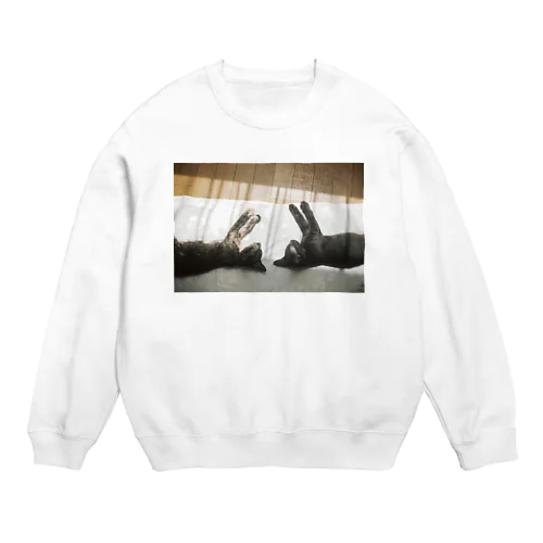 marble choco Crew Neck Sweatshirt